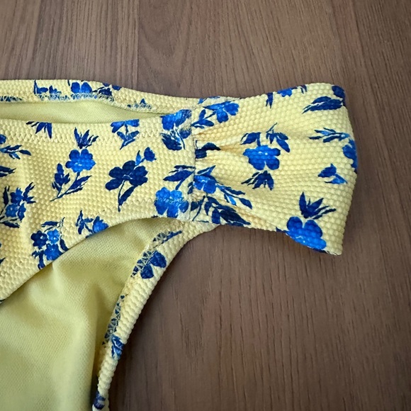 Jessica Simpson Yellow/Blue Floral Delight Swim Bottoms NWT - Picture 8 of 9